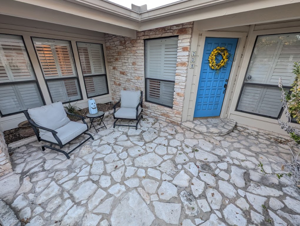 208 Crescent Bluff Lakeway, TX 78734 - Photo 3 of 21 a view of an outdoor space with a patio
