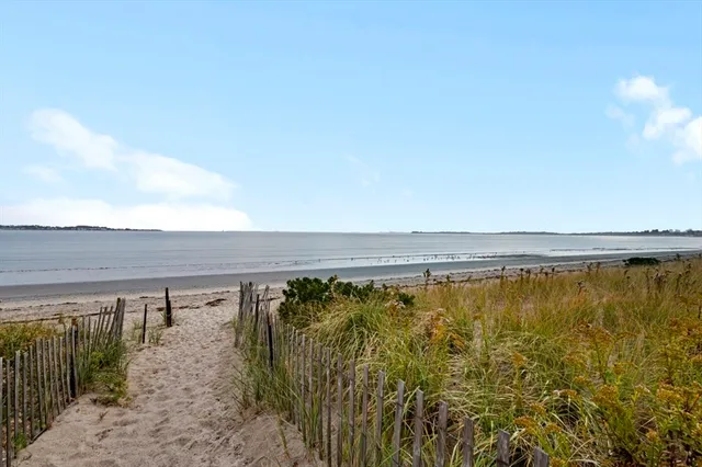 a view of a city and trees
