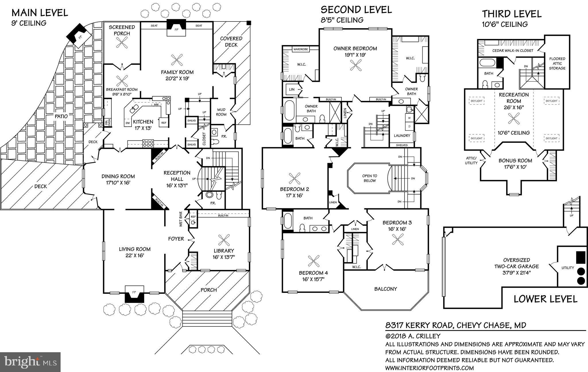 8317 Kerry Road Chevy Chase, MD 20815 - Photo 38 of 38 Floor Plans