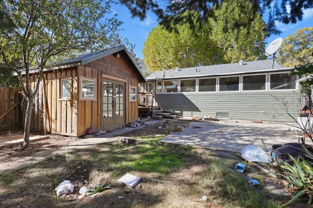 a view of a outdoor space with porch