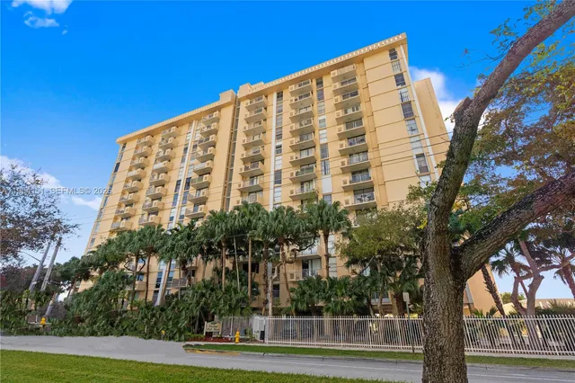 a front view of a building