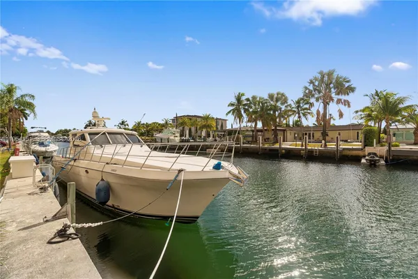 a view of a lake with a nearby beach