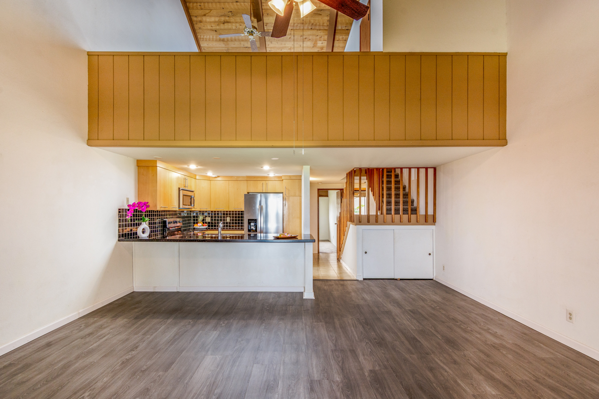68-3840 Lua Kula Street, Unit D201 Waikoloa, HI 96738 - Photo 12 of 30 a view of kitchen and wooden floor