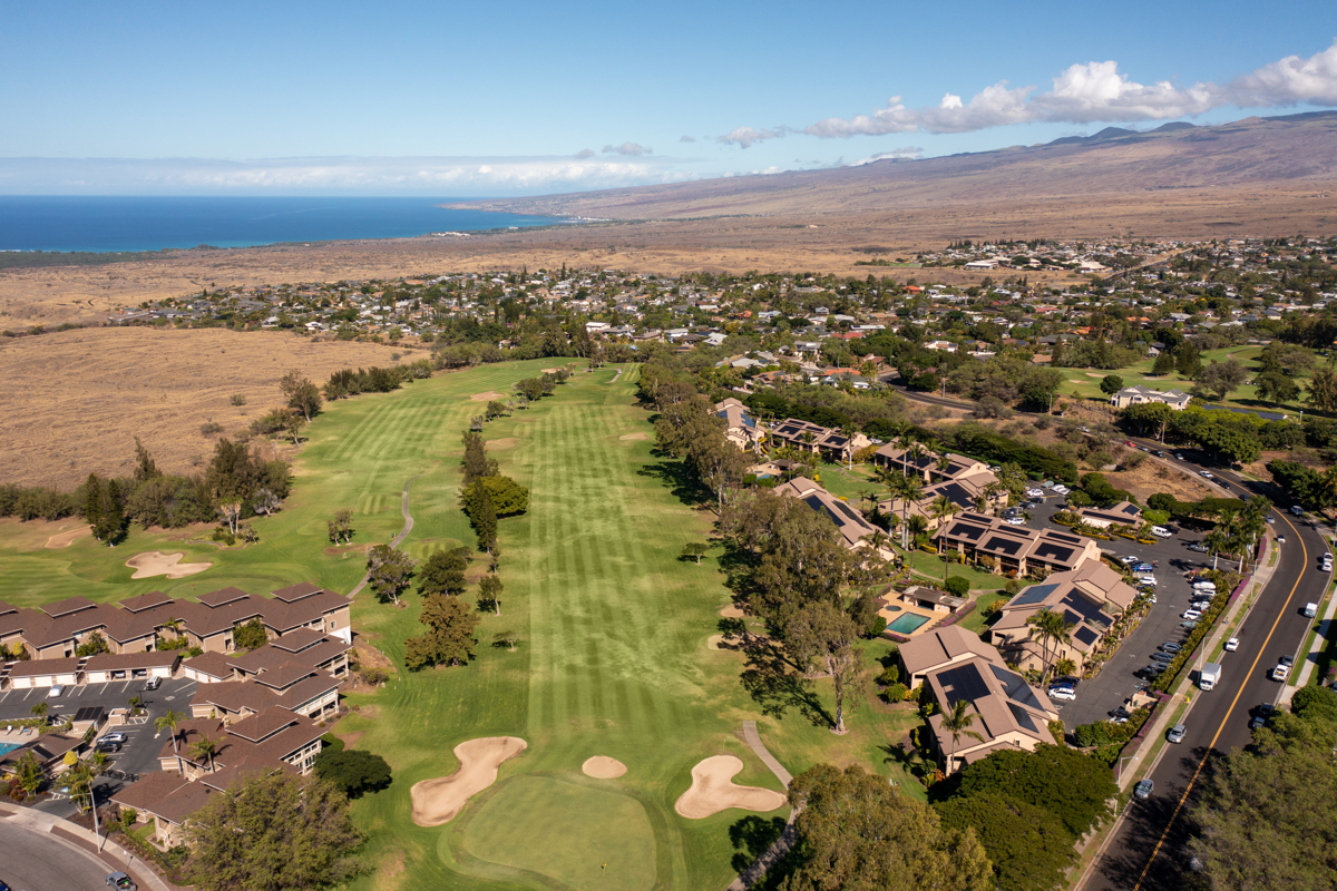 68-3840 Lua Kula Street, Unit D201 Waikoloa, HI 96738 - Photo 29 of 30 an aerial view of residential building and ocean
