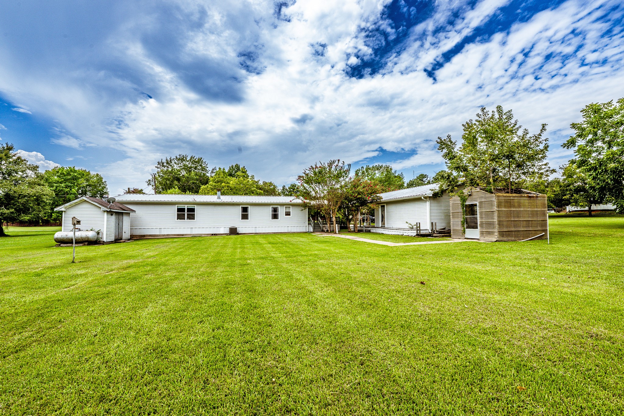 227 Cutter Drive Trinity, TX 75862 - Photo 25 of 39 a backyard of a house with lots of green space