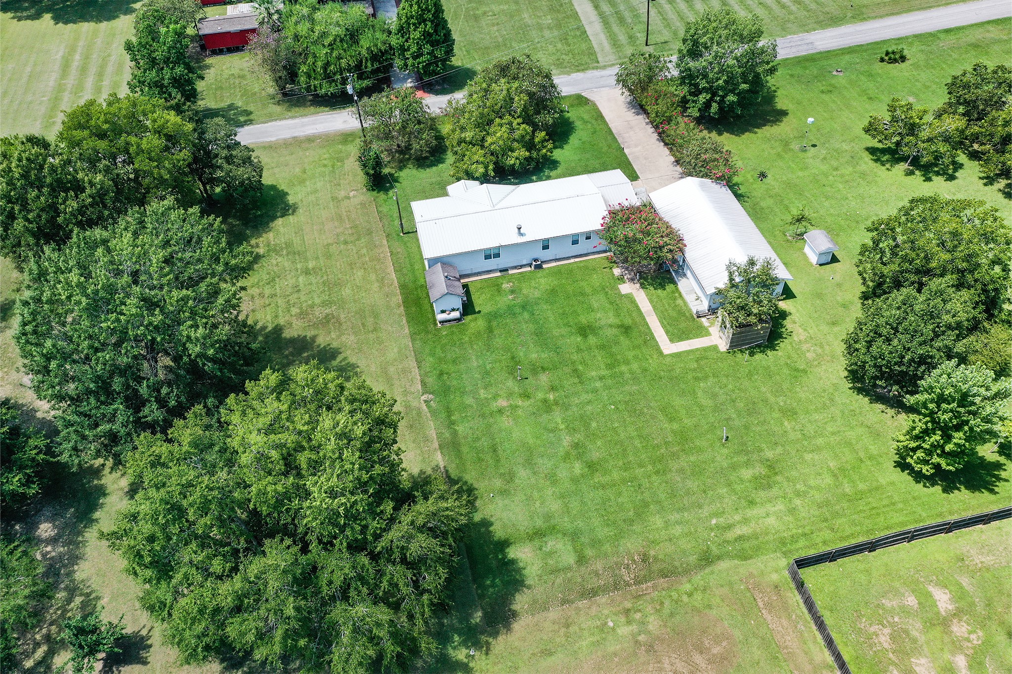 227 Cutter Drive Trinity, TX 75862 - Photo 34 of 39 a view of yard with small white house