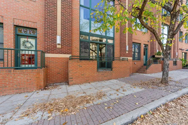 a backyard of a house with trees