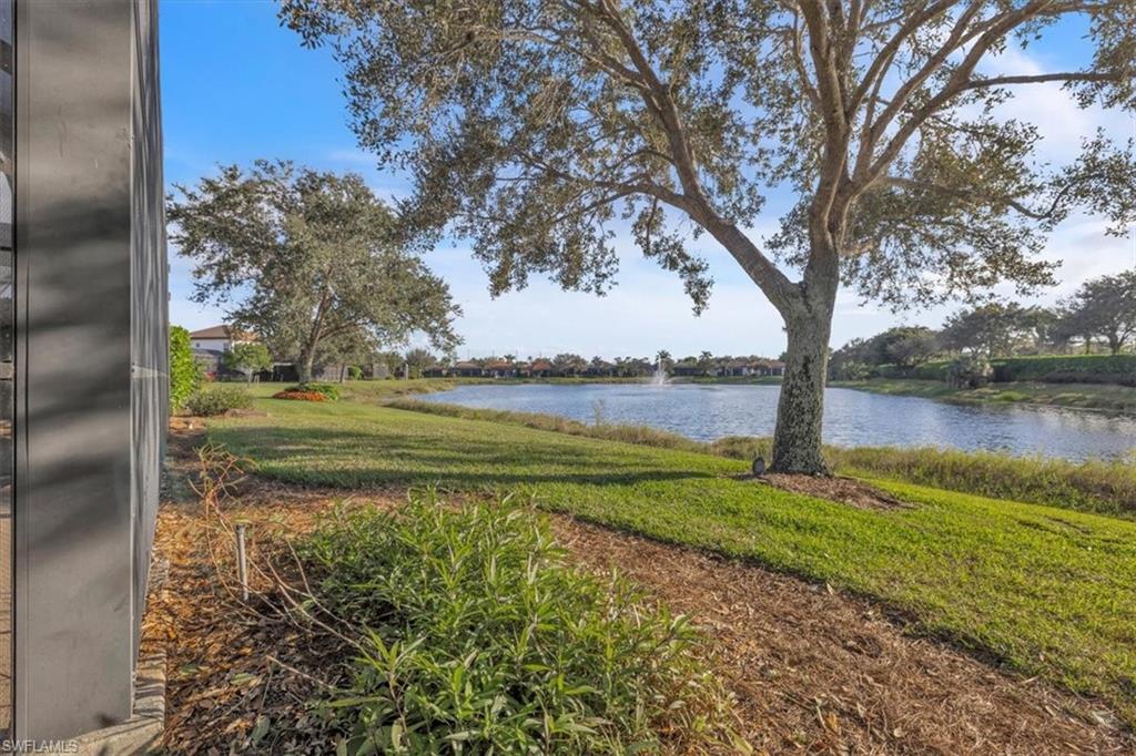 7793 Ashton Road Naples, FL 34113 - Photo 39 of 50 a view of a lake with a big yard and large trees