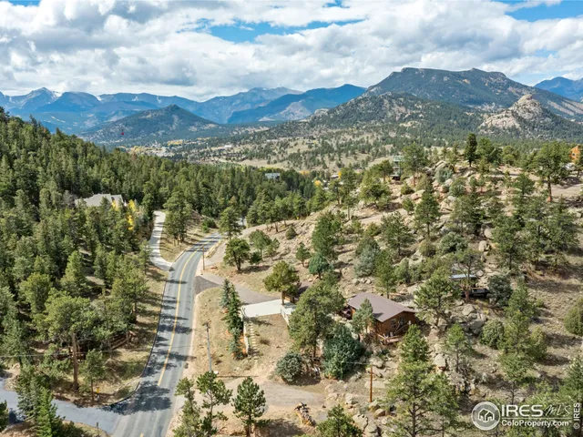 a view of city and mountain