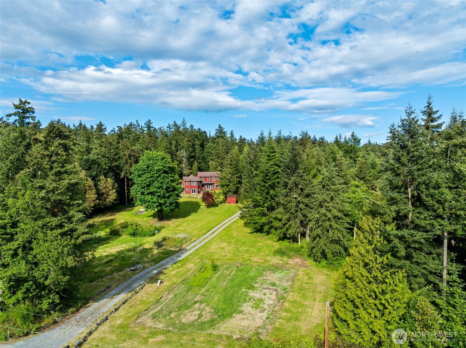 4987 Mutiny Bay Road Freeland, WA 98249 - Photo 33 of 40 a view of a yard with an trees
