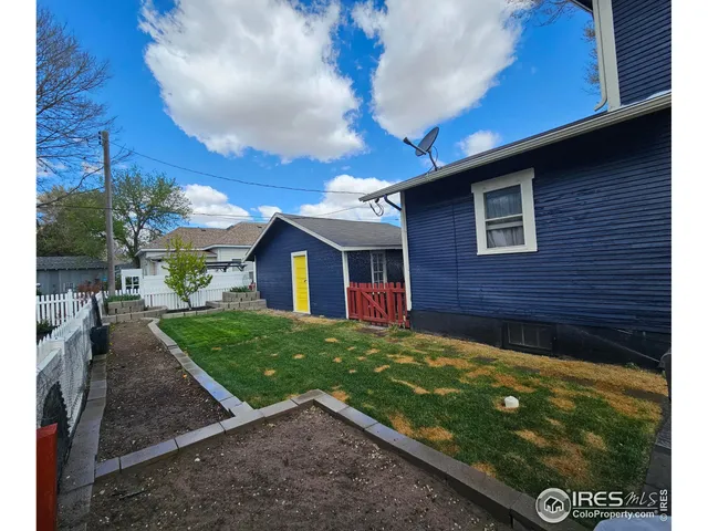 a building view with a glass door