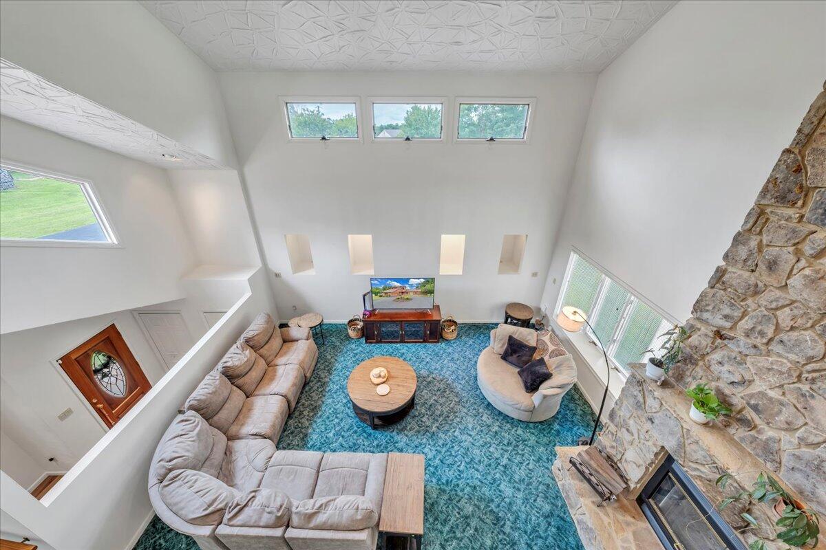 6720 Albert Road Roanoke, VA 24019 - Photo 32 of 51 Overlooking Family Room from Loft