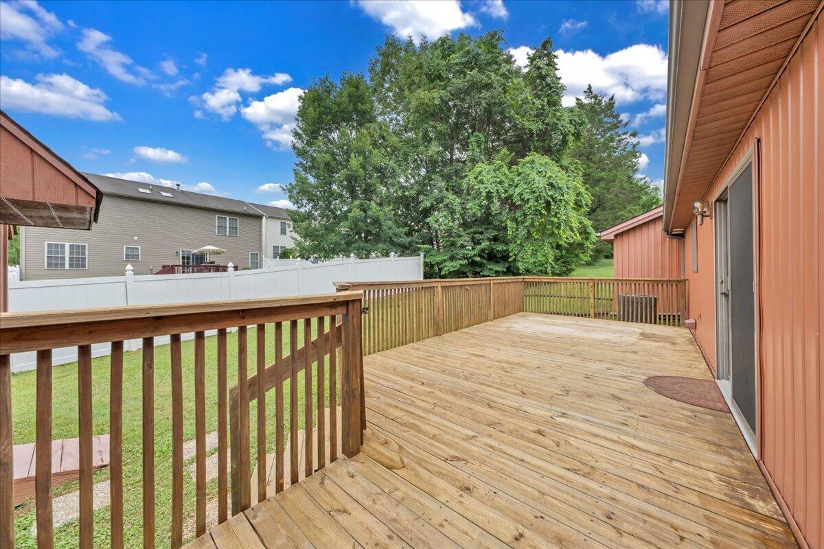 6720 Albert Road Roanoke, VA 24019 - Photo 34 of 51 Deck Leads into Kitchen and Dining Room