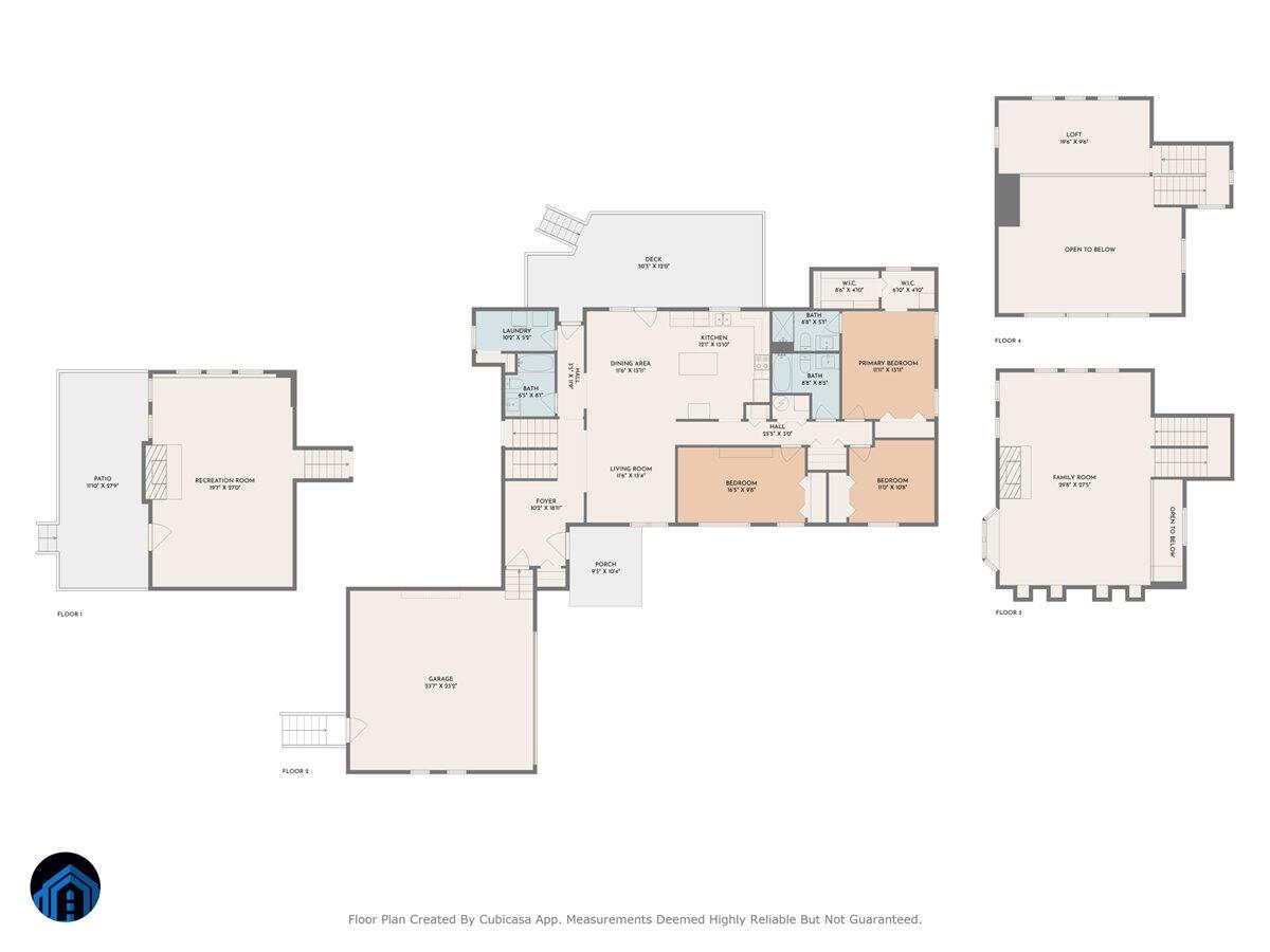 6720 Albert Road Roanoke, VA 24019 - Photo 51 of 51 Combined Floorplan of All Levels