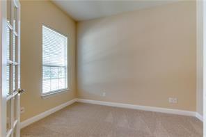 4679 Edith Street Plano, TX 75024 - Photo 7 of 34 Carpeted room featuring a single window with blinds, neutral wall paint, and white baseboards