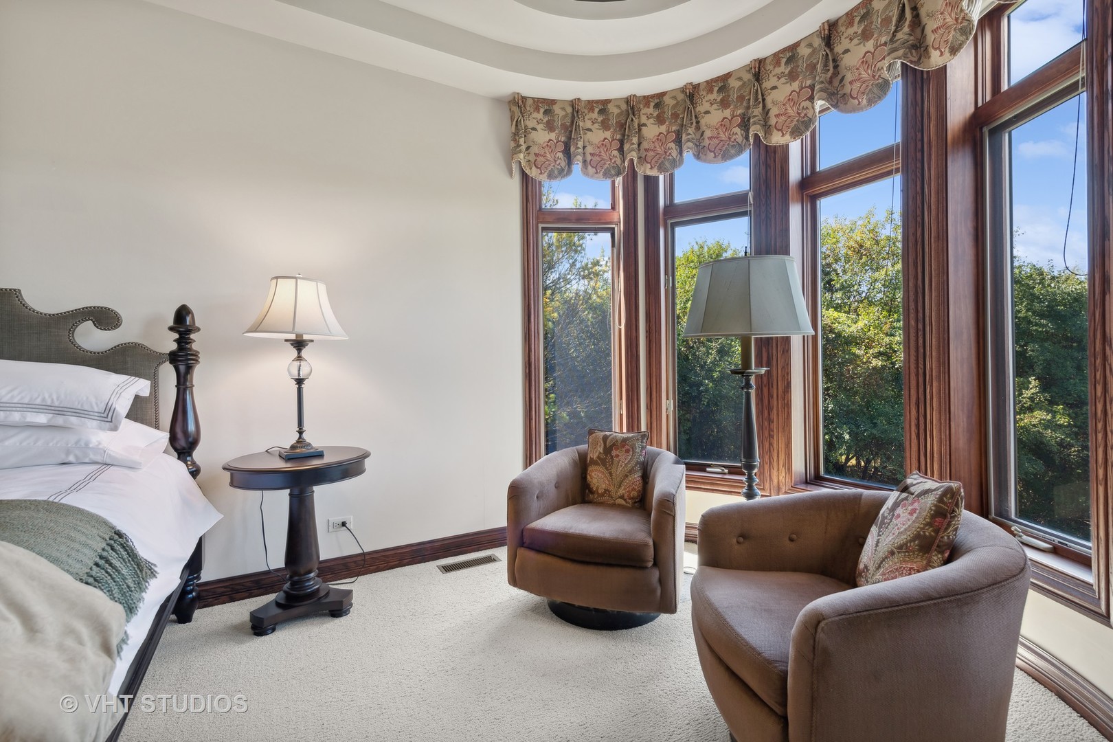 5 Porter School Road Barrington, IL 60010 - Photo 30 of 79 a living room with furniture and a floor to ceiling window