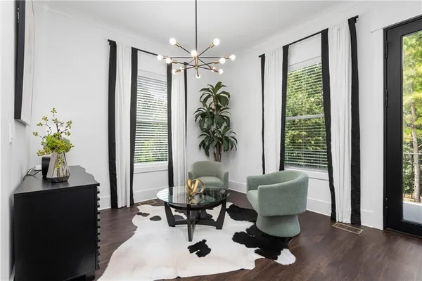 a bed room with a bed and a couch