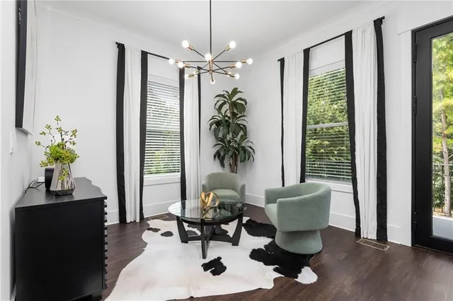 a bed room with a bed and a couch