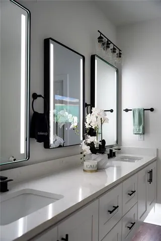 a view of a workspace with furniture