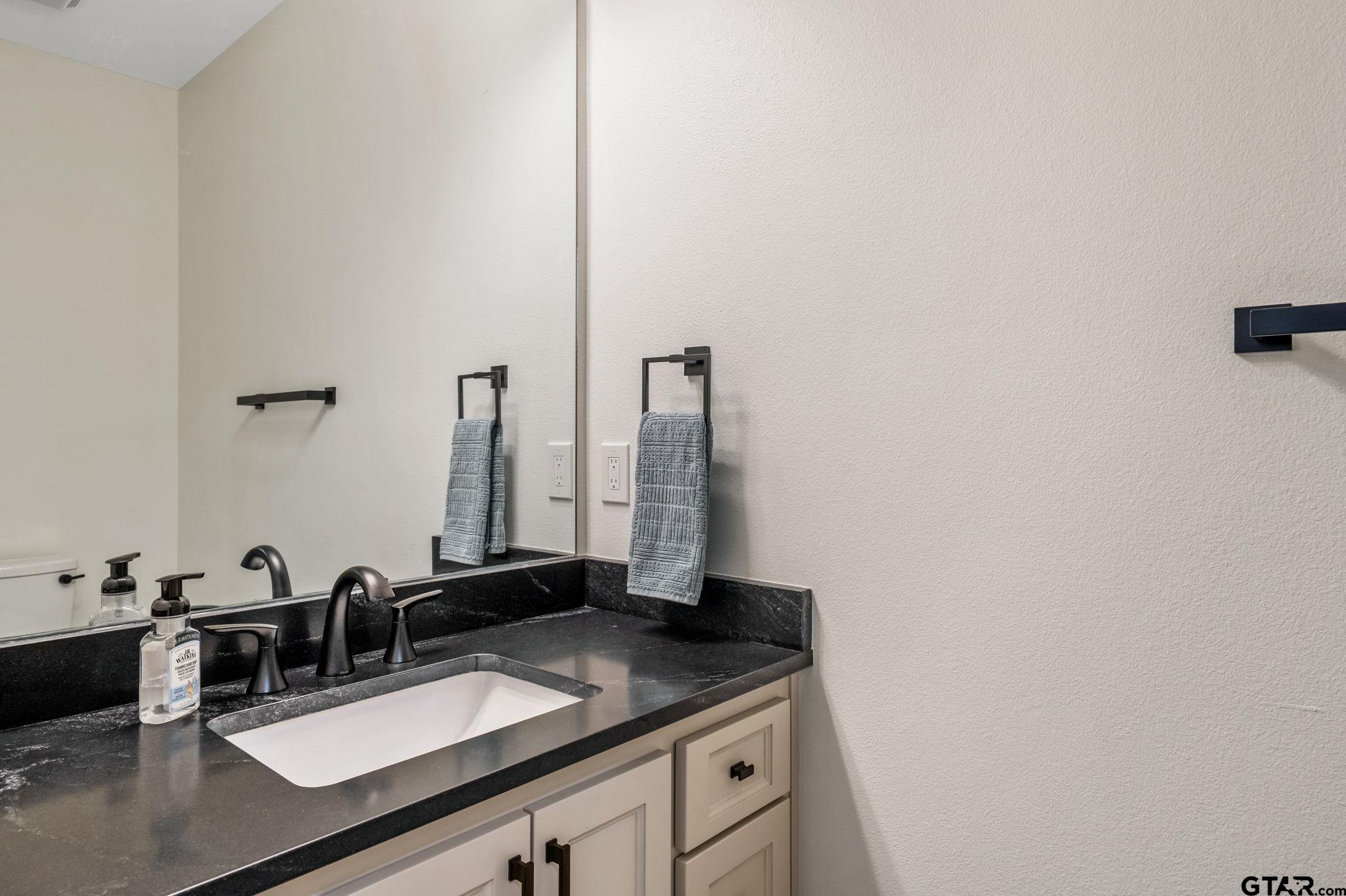15601 Stampede Run Tyler, TX 75703 - Photo 42 of 48 a bathroom with a sink and a mirror