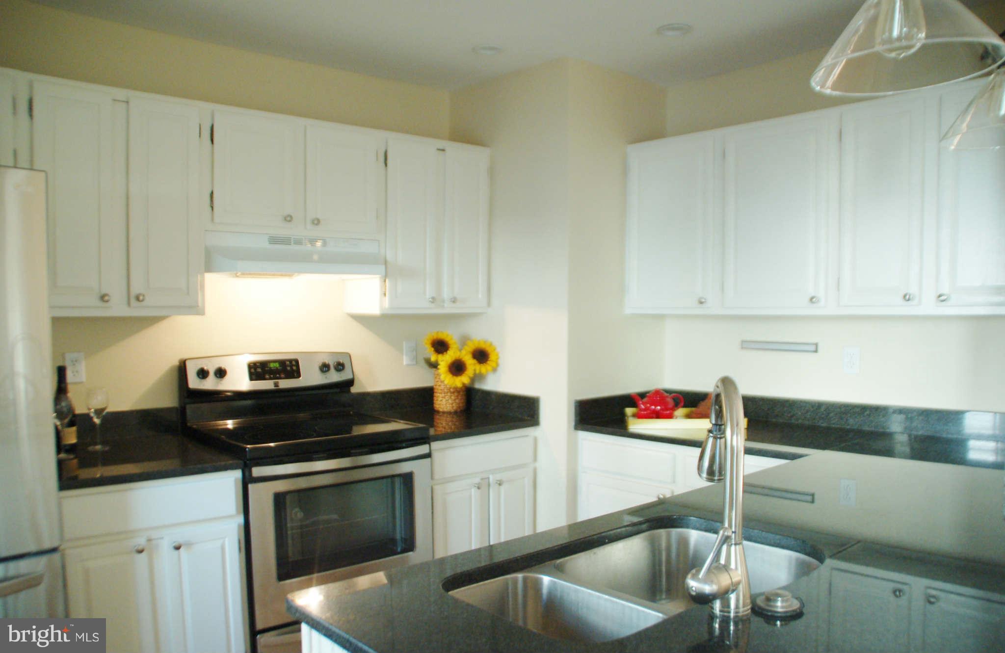 2420 Ridgehampton Court Reston, VA 20191 - Photo 7 of 16 a kitchen with granite countertop a sink and cabinets
