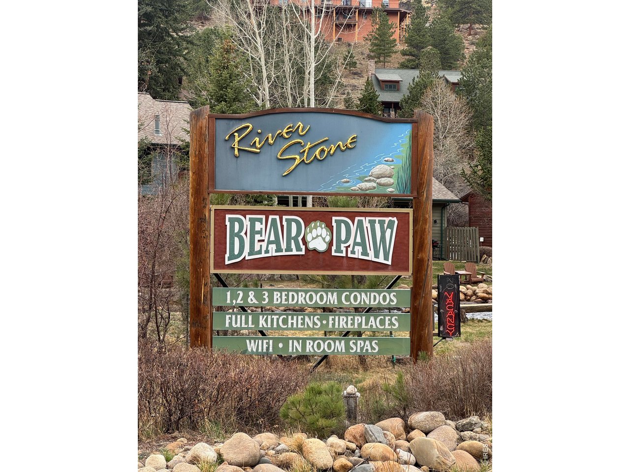 2100 Fall River Road, Unit 4 Estes Park, CO 80517 - Photo 4 of 28 a sign broad