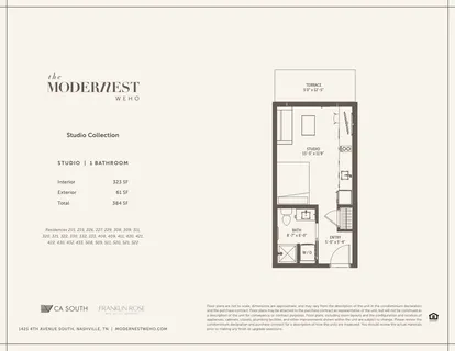 $309,900 | 1425 4th Avenue South, Unit 226, Nashville, TN 37210