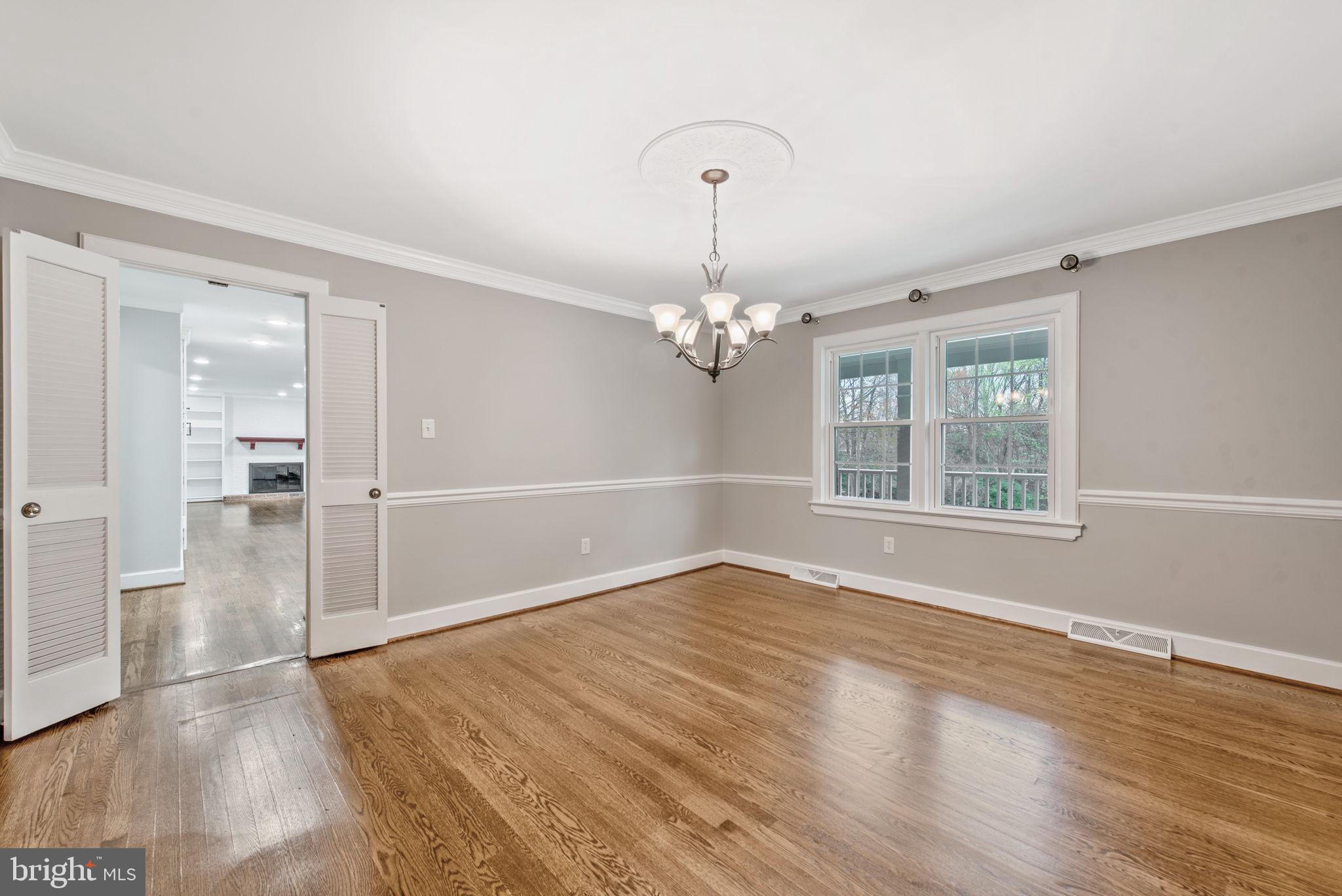 2821 Rifle Ridge Road Oakton, VA 22124 - Photo 7 of 56 Large dining room with access to kitchen