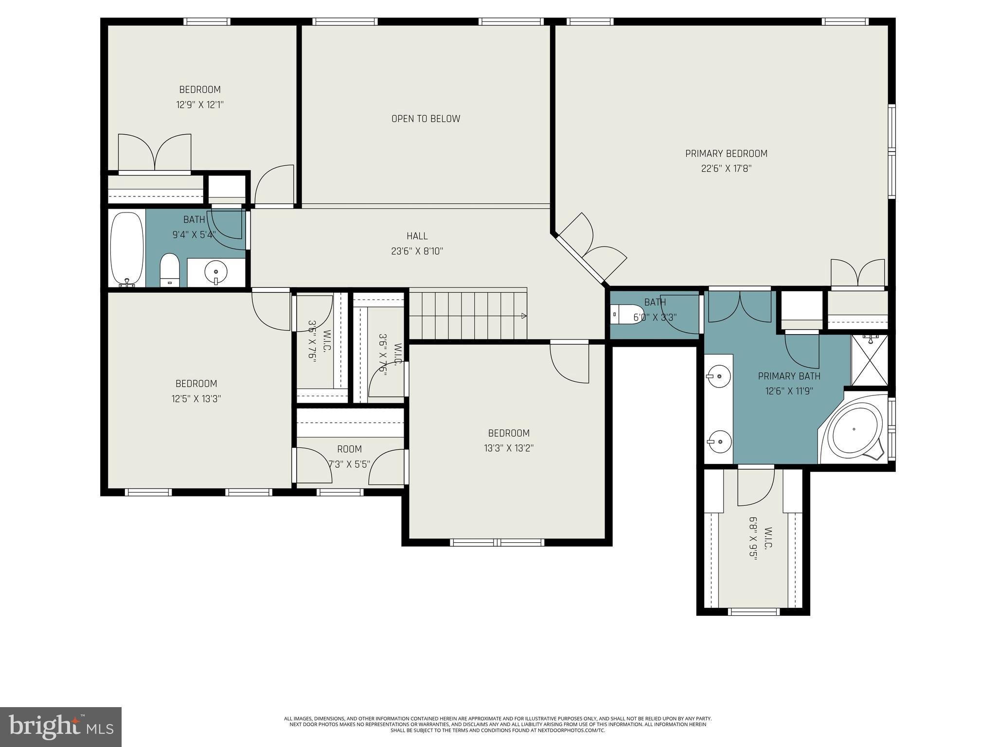 89 Tavern Road Stafford, VA 22554 - Photo 50 of 51 Upper Level Floor Plan