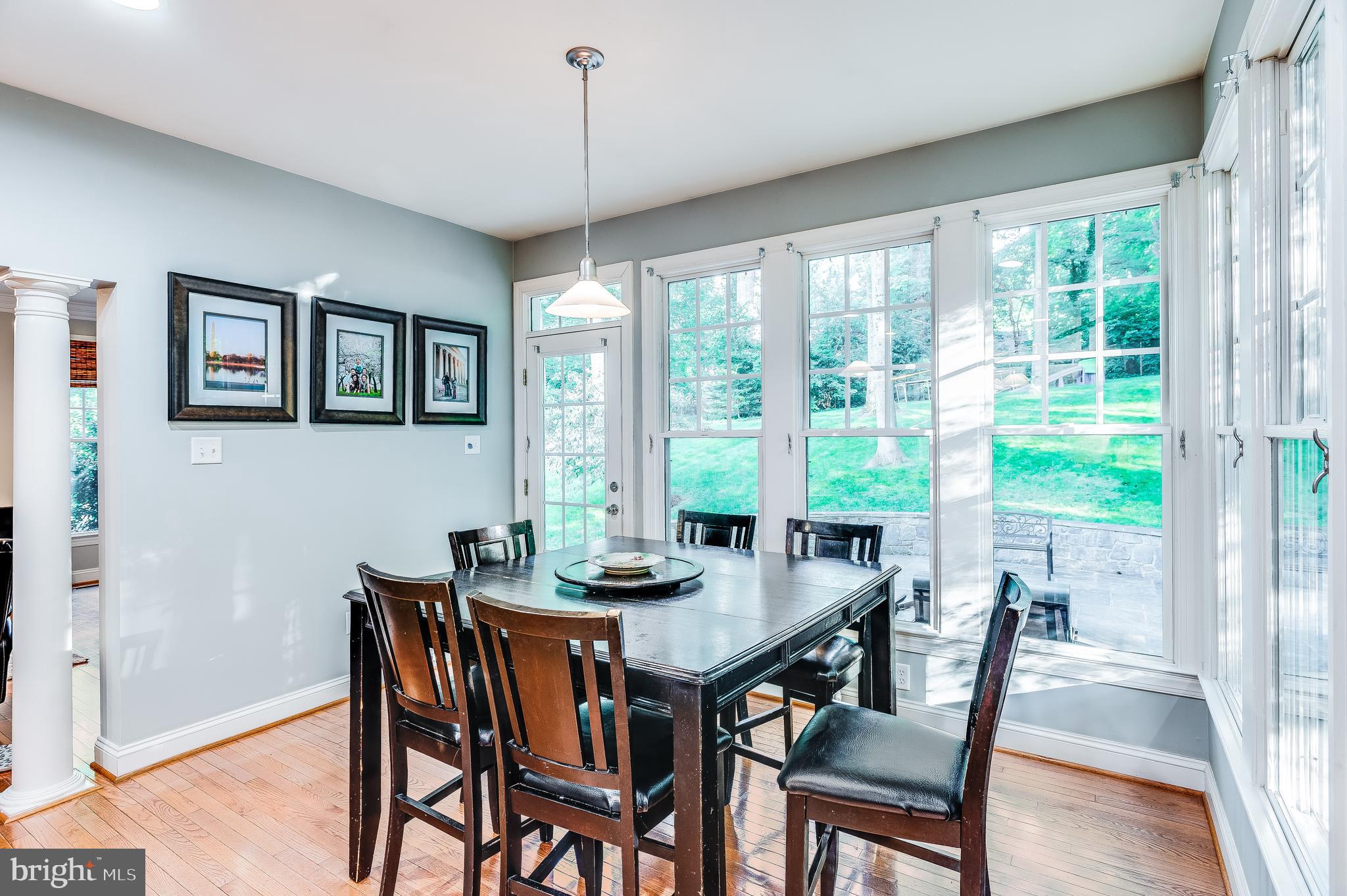 1500 Grace Church Road Silver Spring, MD 20910 - Photo 14 of 44 Nice view of the backyard from the breakfast area!