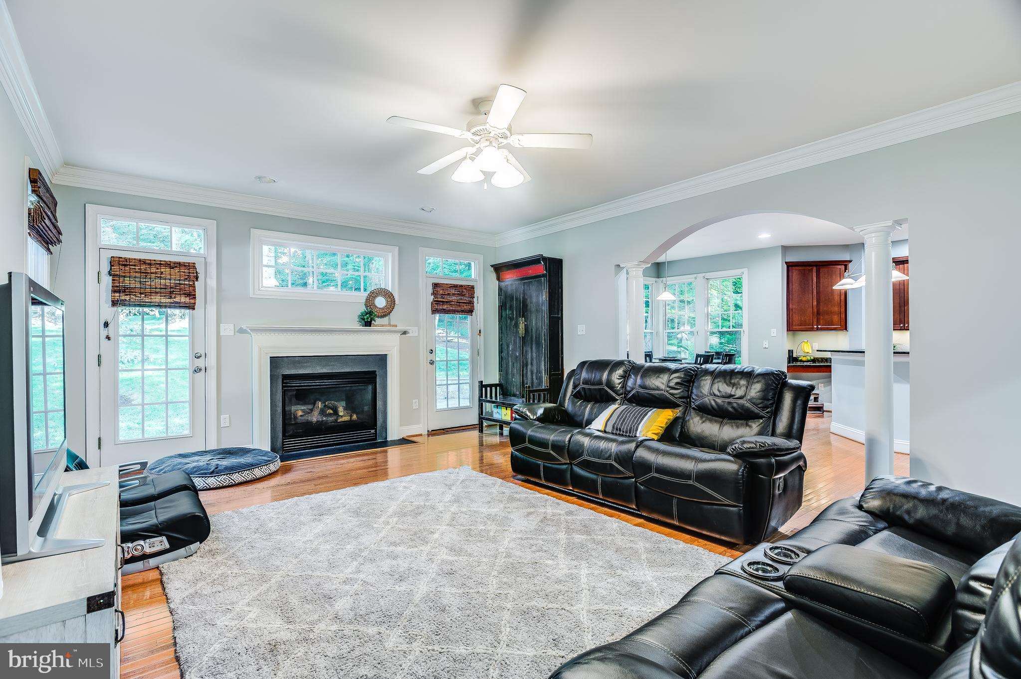 1500 Grace Church Road Silver Spring, MD 20910 - Photo 15 of 44 Large family room with wood floors and a gas FP!