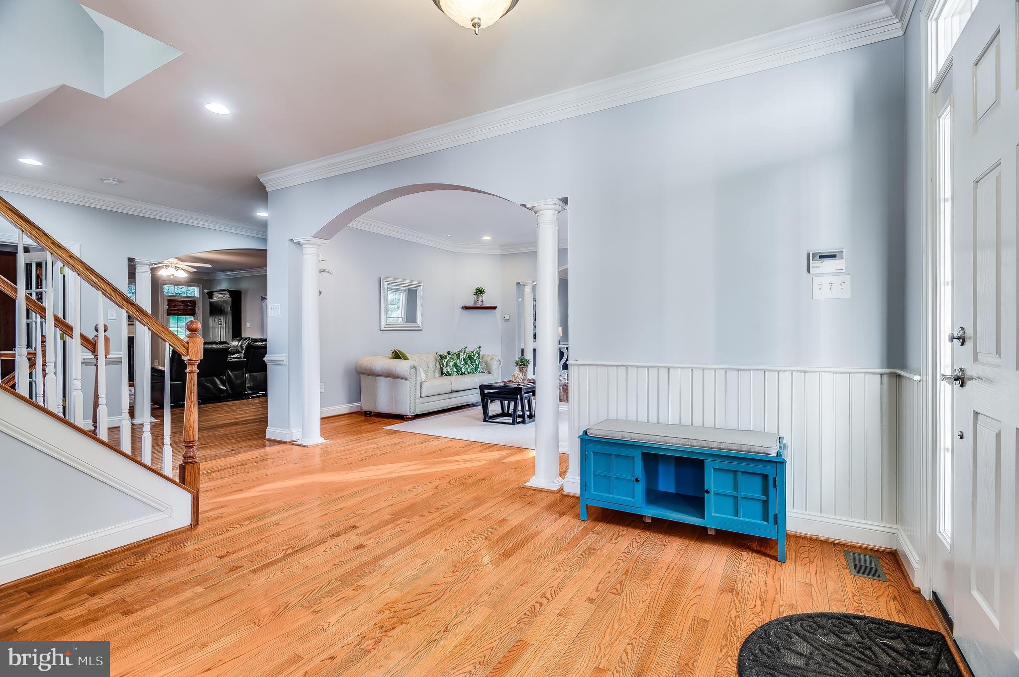1500 Grace Church Road Silver Spring, MD 20910 - Photo 3 of 44 Large open foyer with beautiful trim!