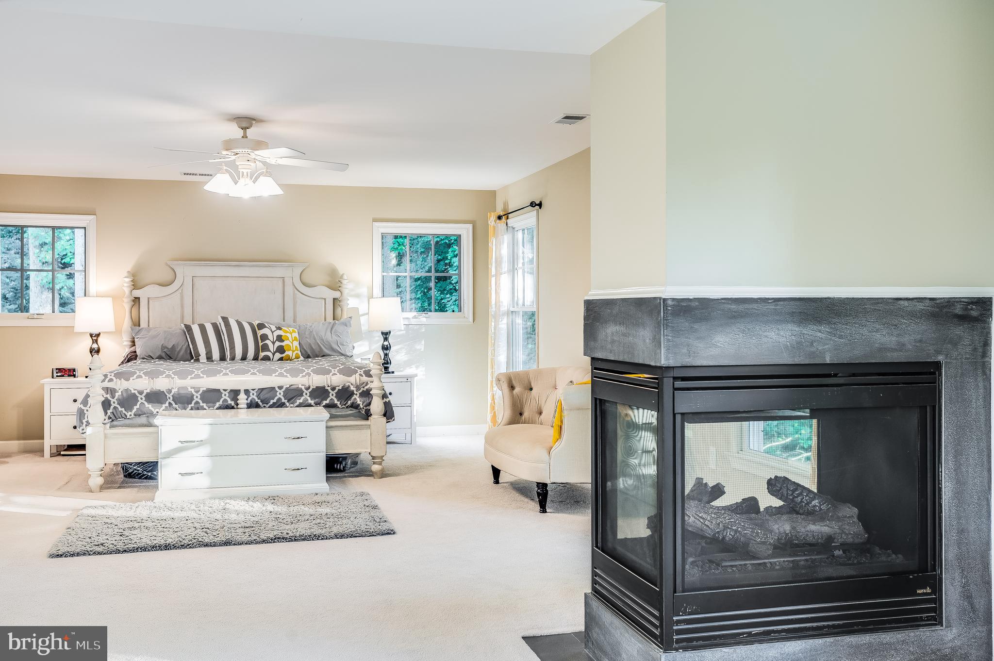 1500 Grace Church Road Silver Spring, MD 20910 - Photo 22 of 44 Owner's suite with a 3 sided gas fireplace!