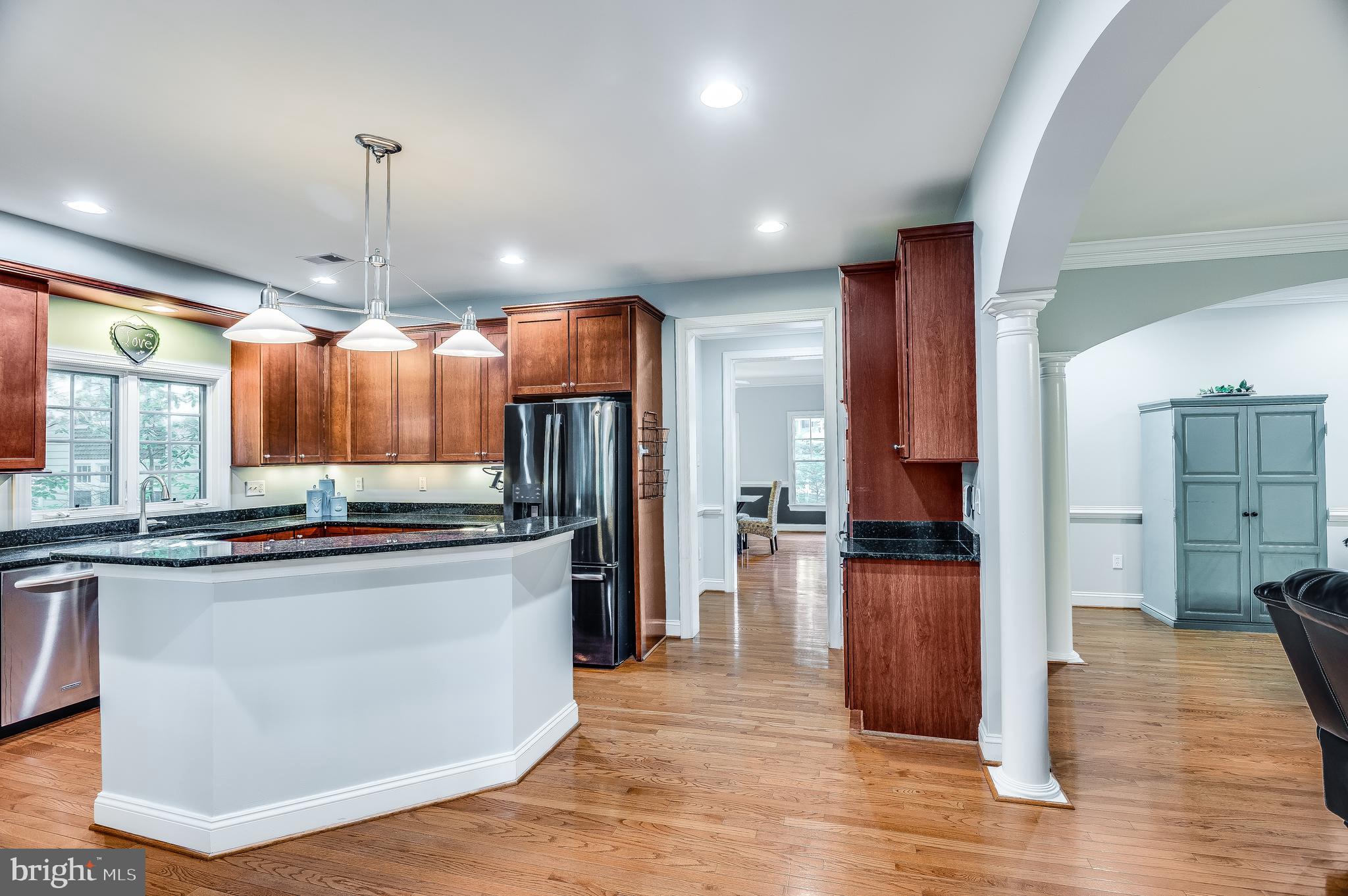 1500 Grace Church Road Silver Spring, MD 20910 - Photo 10 of 44 Kitchen island with an overhang!