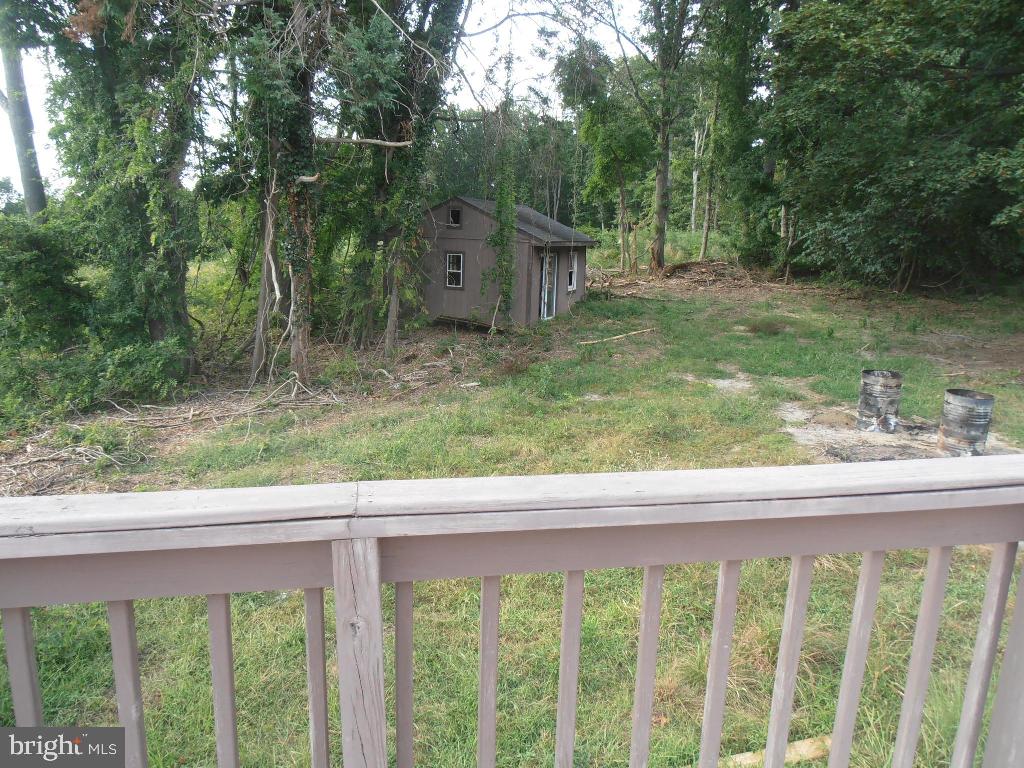 136 Hickstown Road Sicklerville, NJ 08081 - Photo 7 of 34 view to rear and 21x14 shed (as-is)