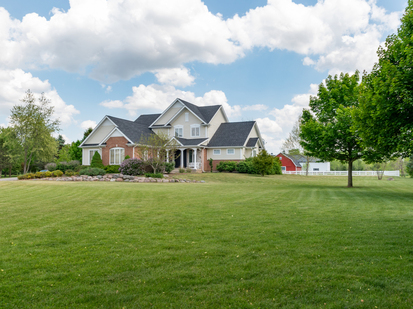 1500 Cherry Valley Road Bull Valley, IL 60050 - Photo 1 of 30 a front view of house with yard and green space