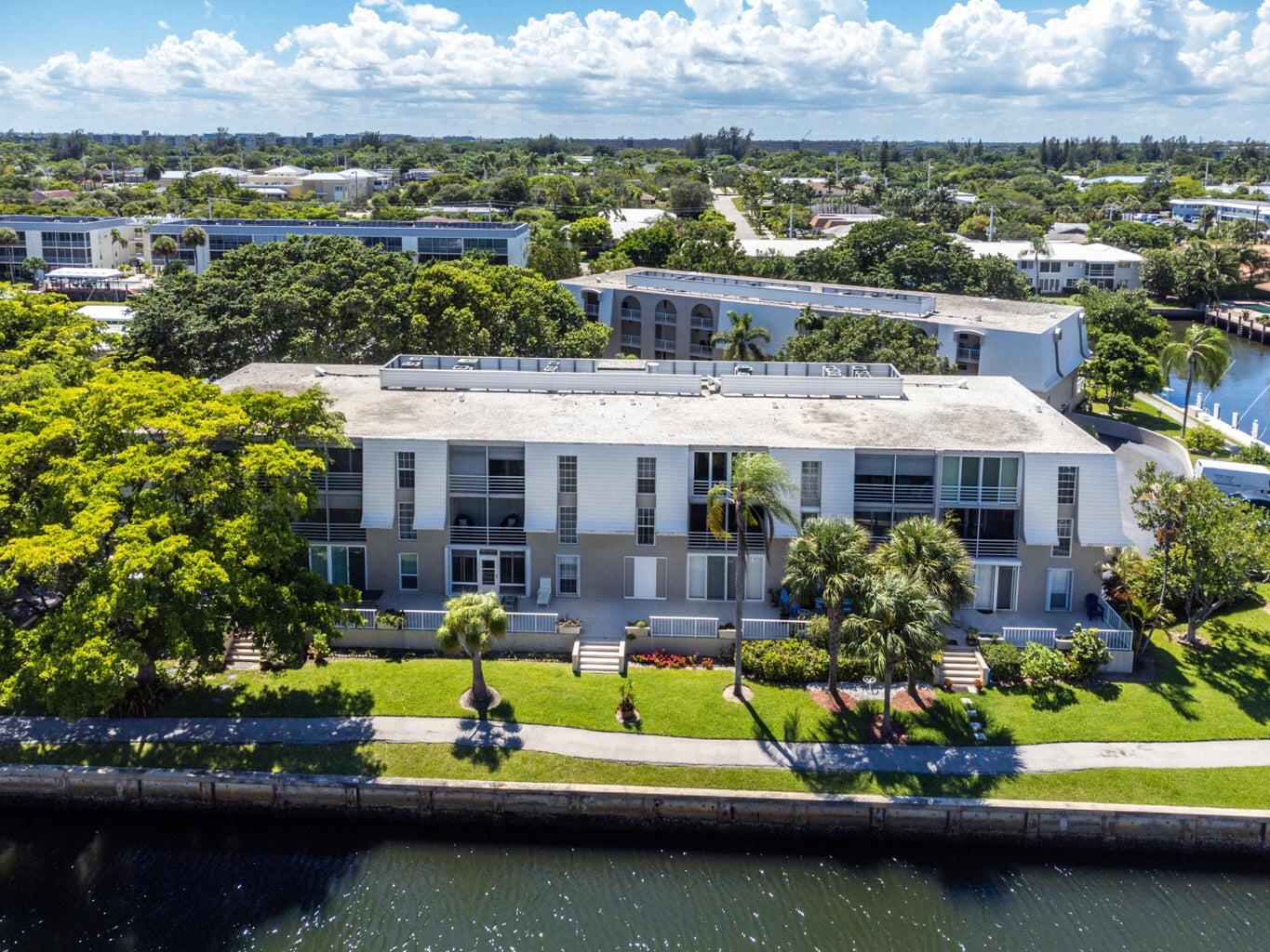 773 Jeffery Street, Unit 4206 Boca Raton, FL 33487 - Photo 25 of 27 Rear View of Building Before New Roof