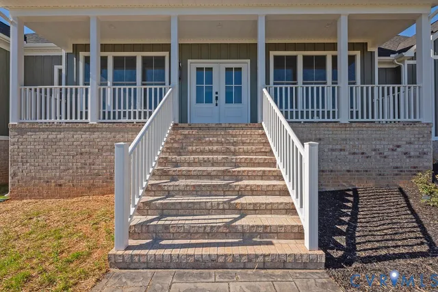 a view of a house with wooden floor