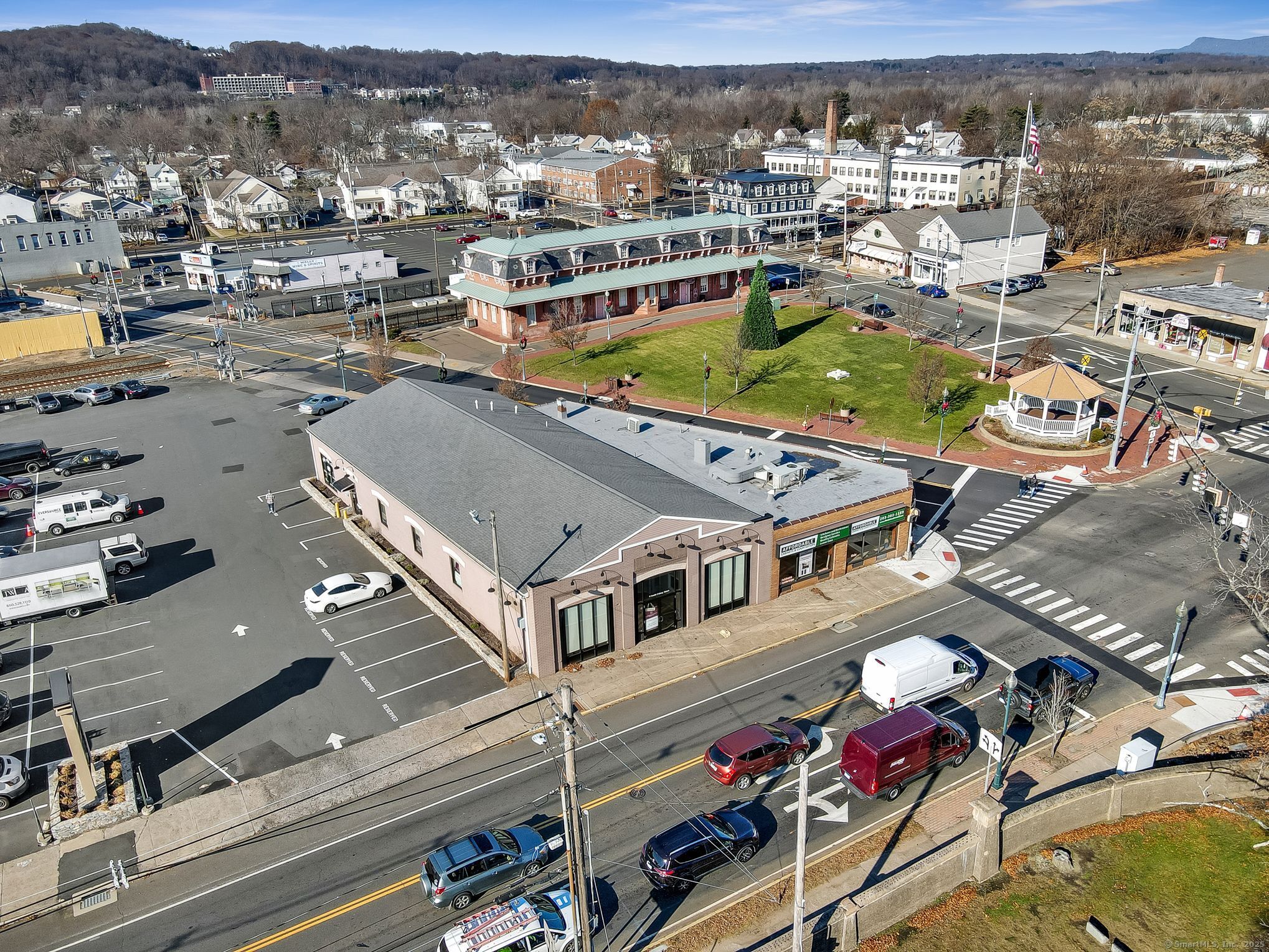 9 South Colony Street, Unit 2 Wallingford, CT 06492 - Photo 1 of 1 an aerial view of residential houses with outdoor space