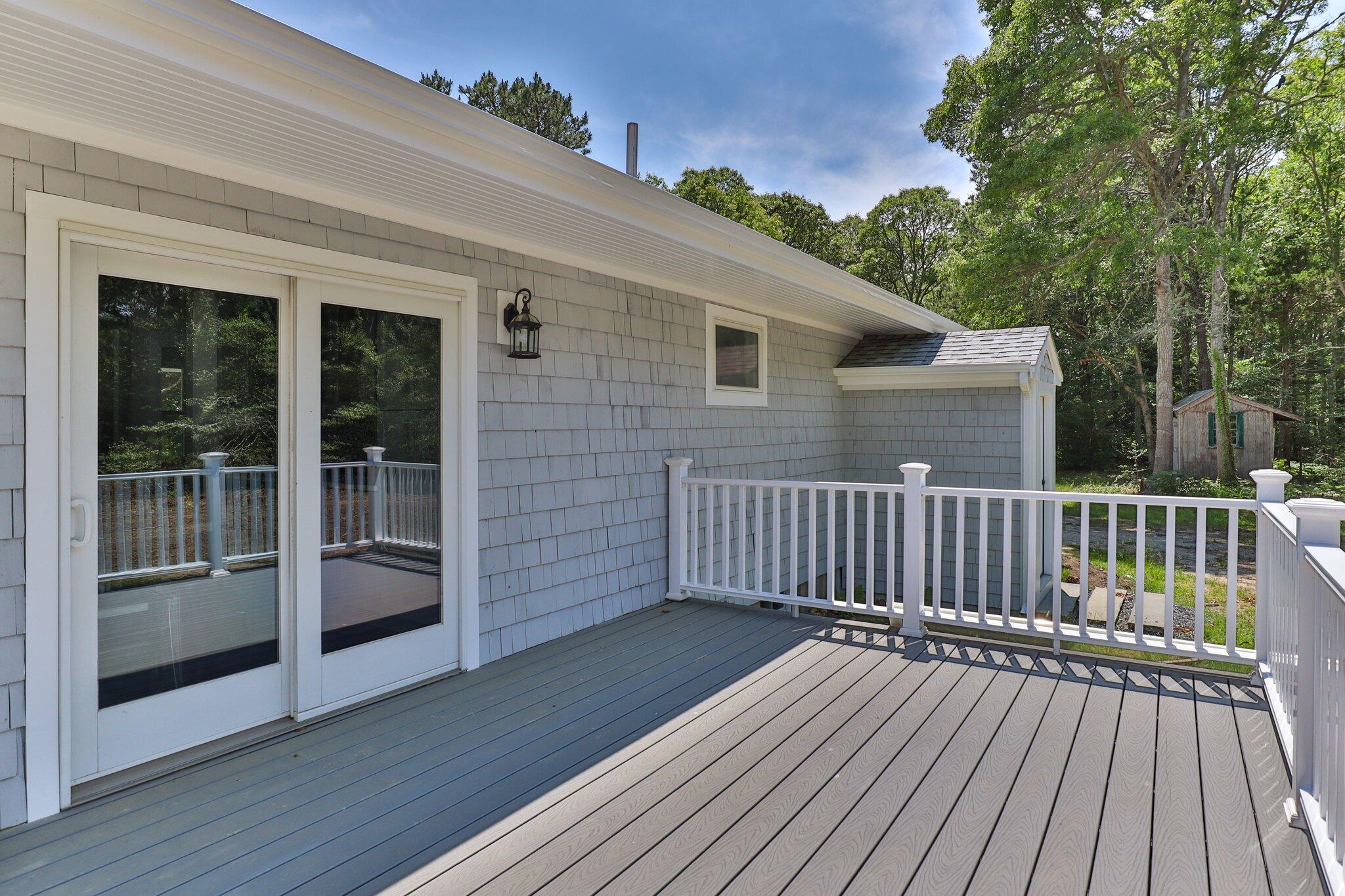 169 Old Post Road Centerville, MA 02632 - Photo 37 of 53 a view of a wooden deck