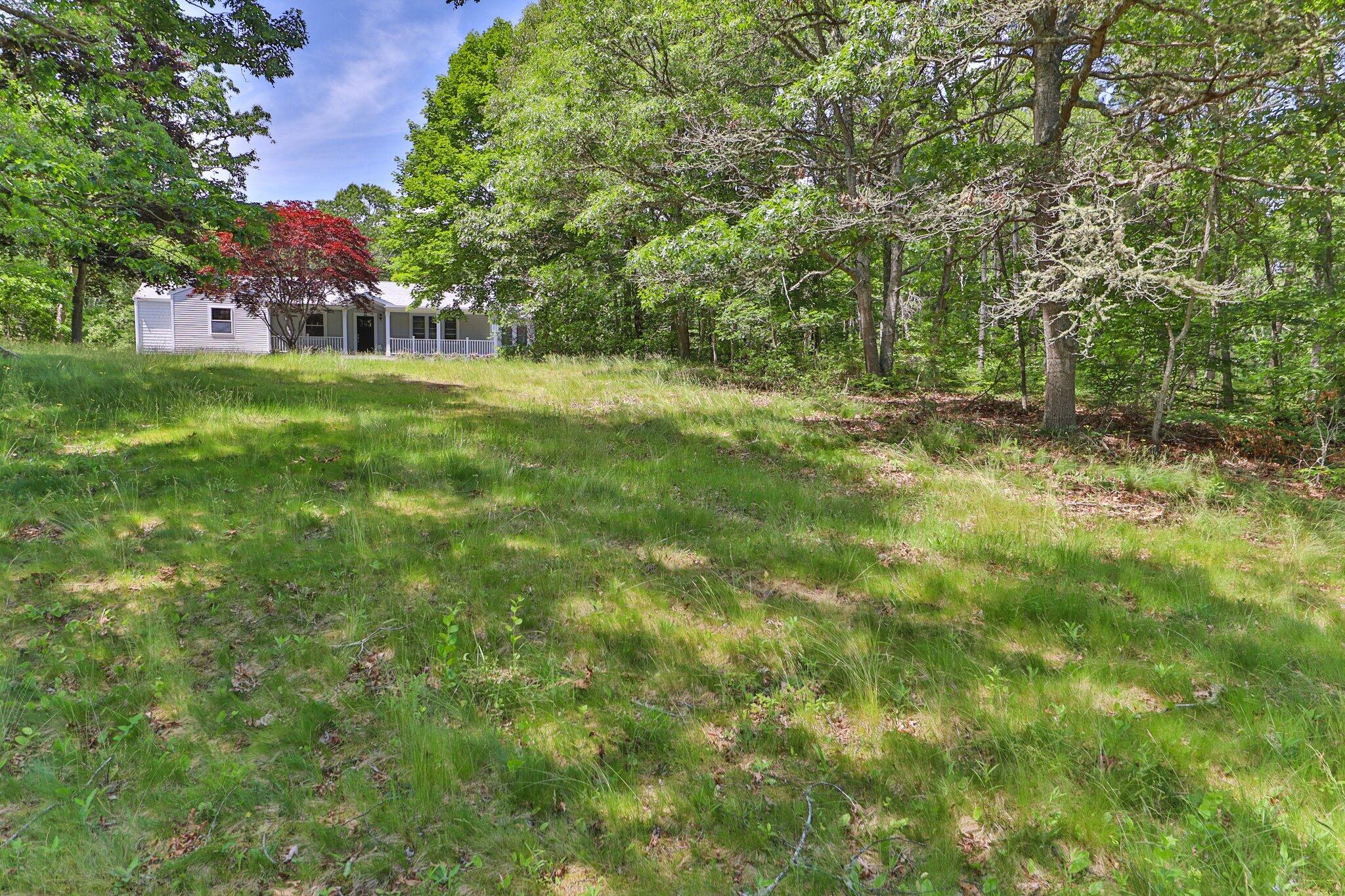 169 Old Post Road Centerville, MA 02632 - Photo 46 of 53 a view of outdoor space with deck and yard
