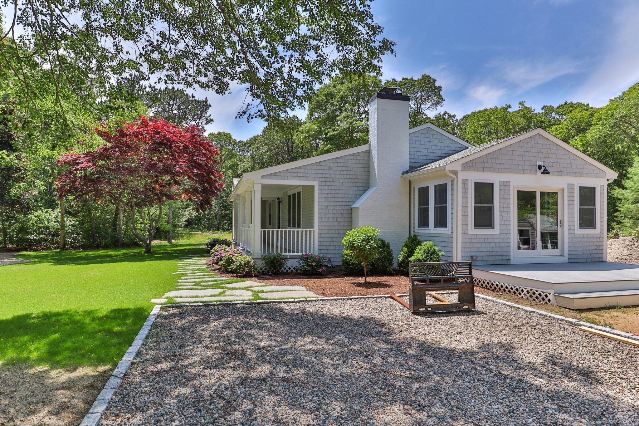 169 Old Post Road Centerville, MA 02632 - Photo 52 of 53 a front view of a house with garden