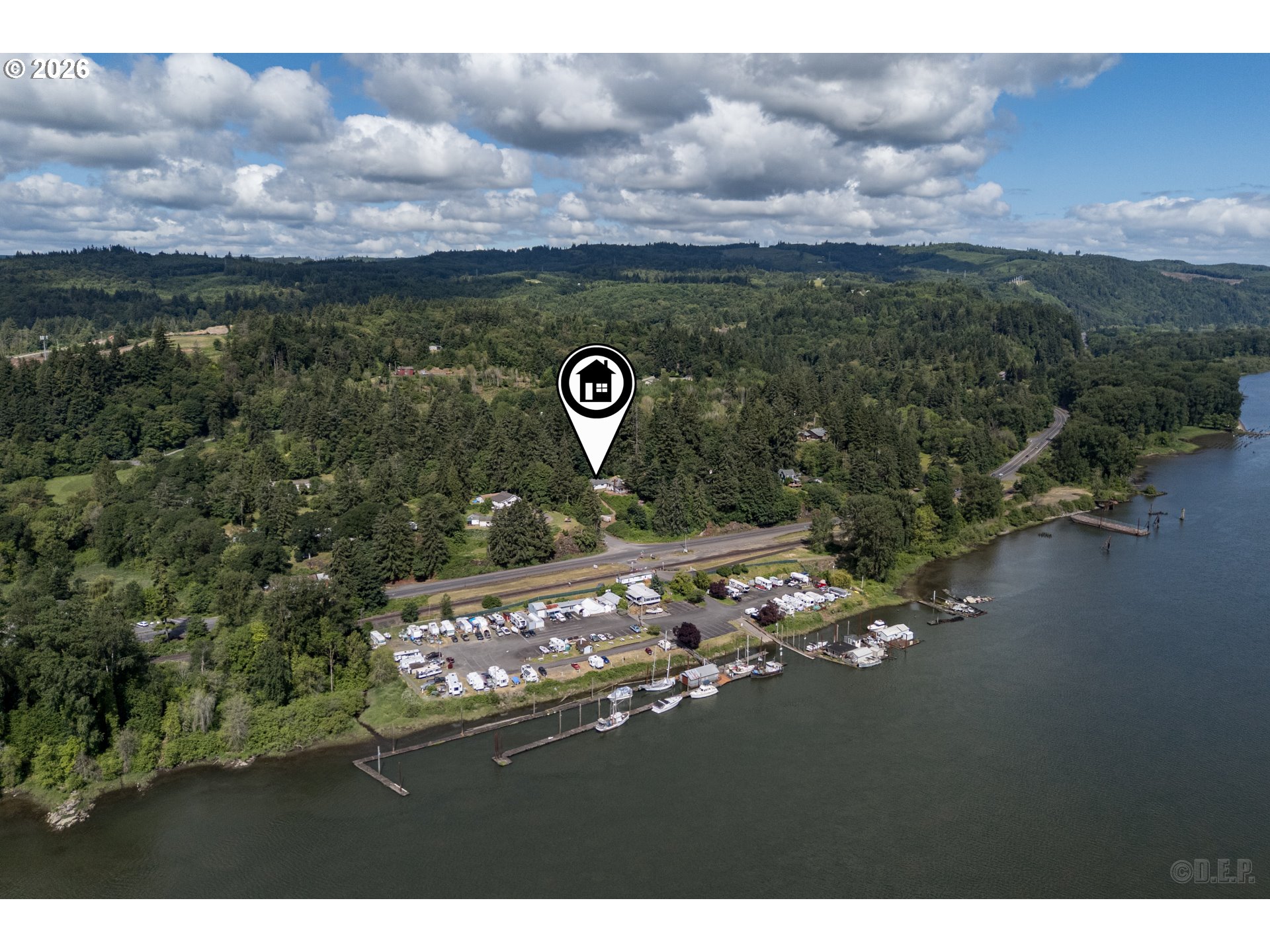 70373 Nicolai Road Rainier, OR 97048 - Photo 25 of 26 Drone View/UAV