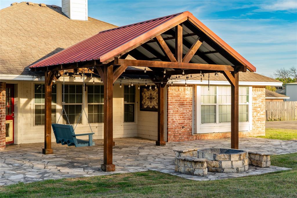 124 Topaz Circle Hewitt, TX 76643 - Photo 26 of 29 View of patio with a fire pit