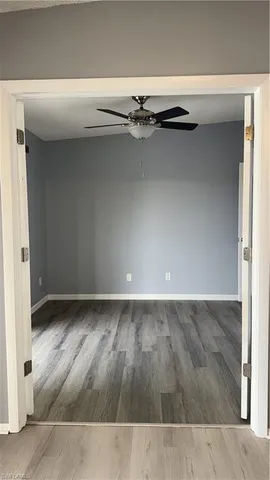 view of wooden floor