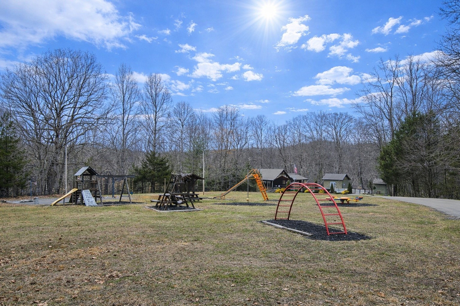 1377 4 Seasons Road Smithville, TN 37166 - Photo 16 of 16 a view of a park with swings and slides