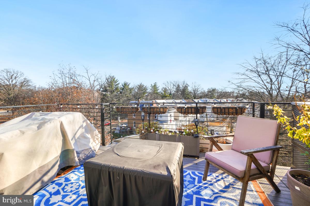 111 Varnum Street Northwest, Unit 3 Washington, DC 20011 - Photo 14 of 21 a view of roof deck with furniture