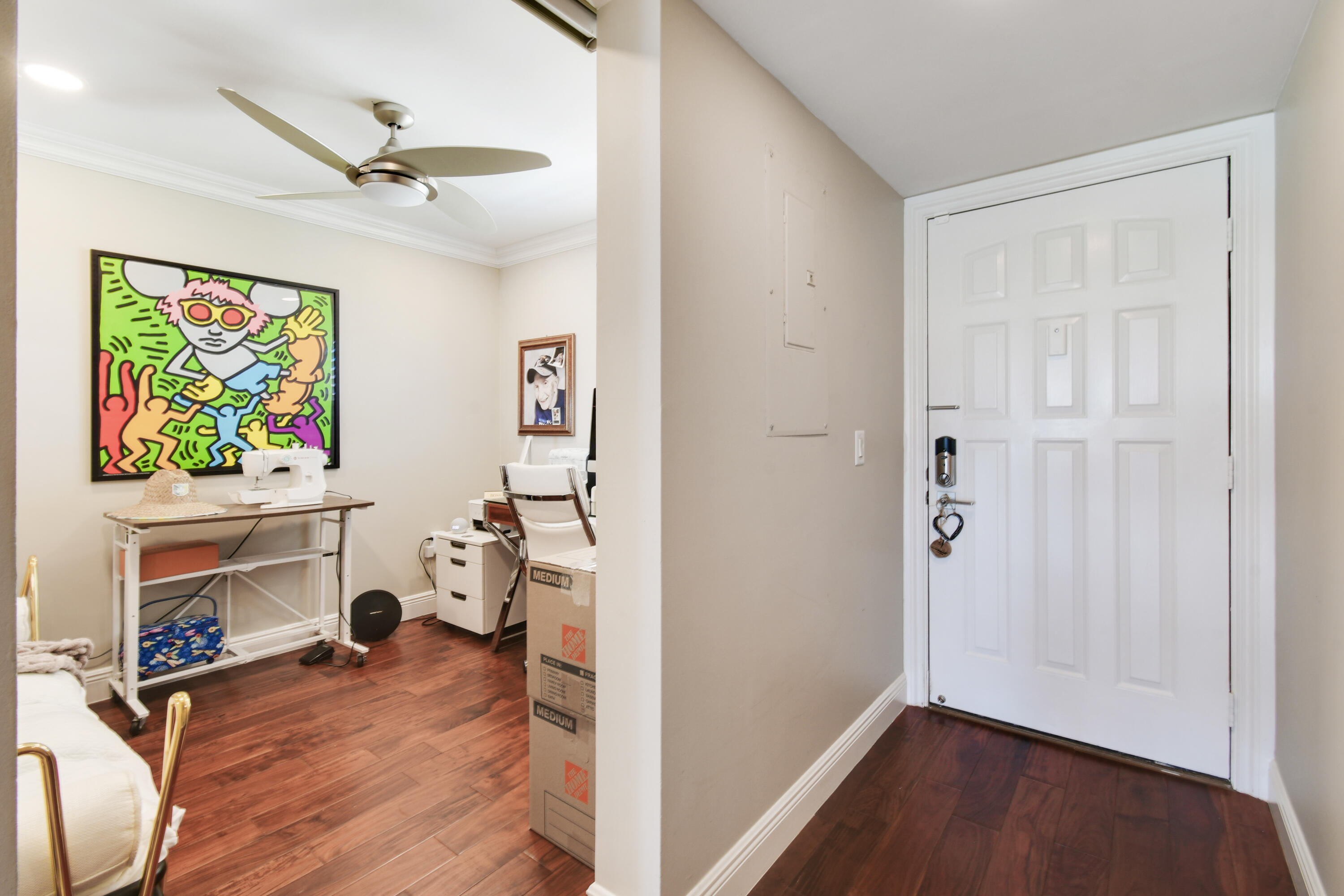 2401 Marina Isle Way, Unit 503 Jupiter, FL 33477 - Photo 27 of 46 a view of a livingroom with furniture and a window