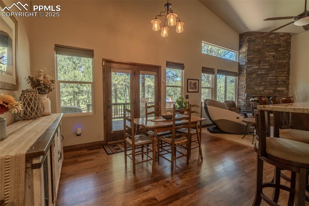15324 Pole Pine Point Colorado Springs, CO 80908 - Photo 13 of 50 a living room with furniture and wooden floor