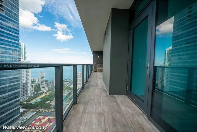 a view of balcony with outdoor space